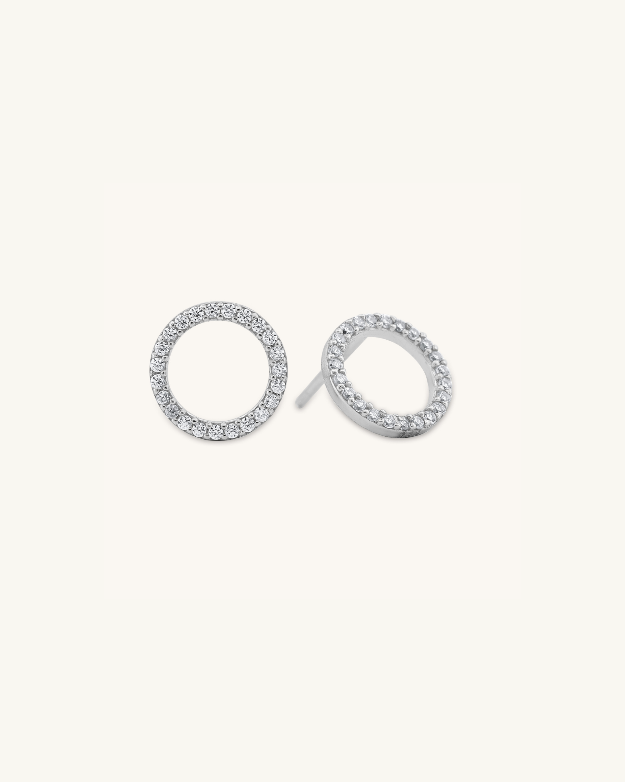 Circle Design Studs
