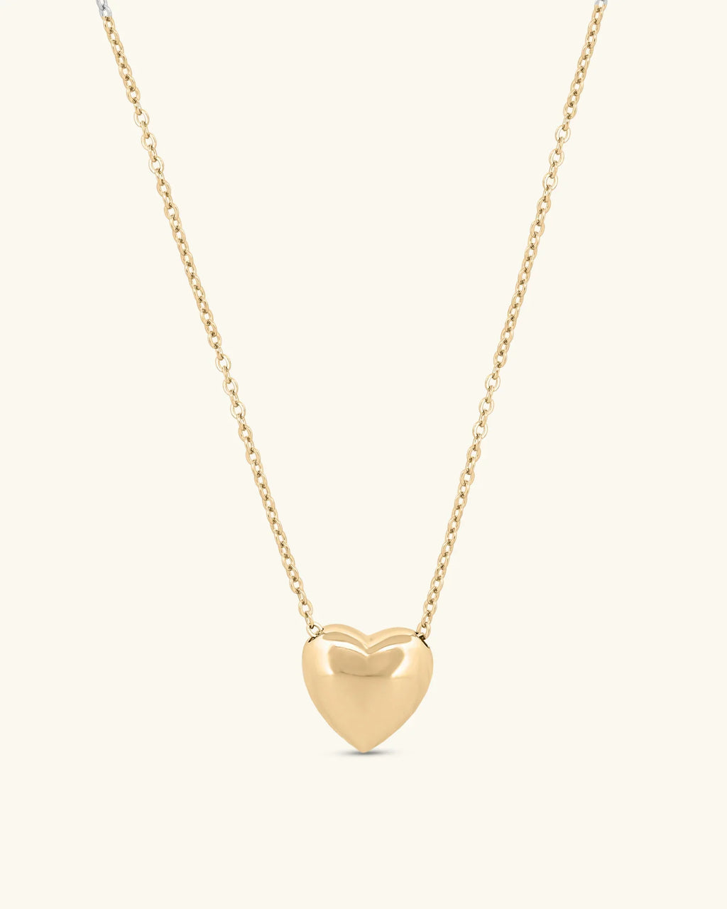 Puffed Up Heart Necklace