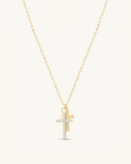 Double Cross Necklace