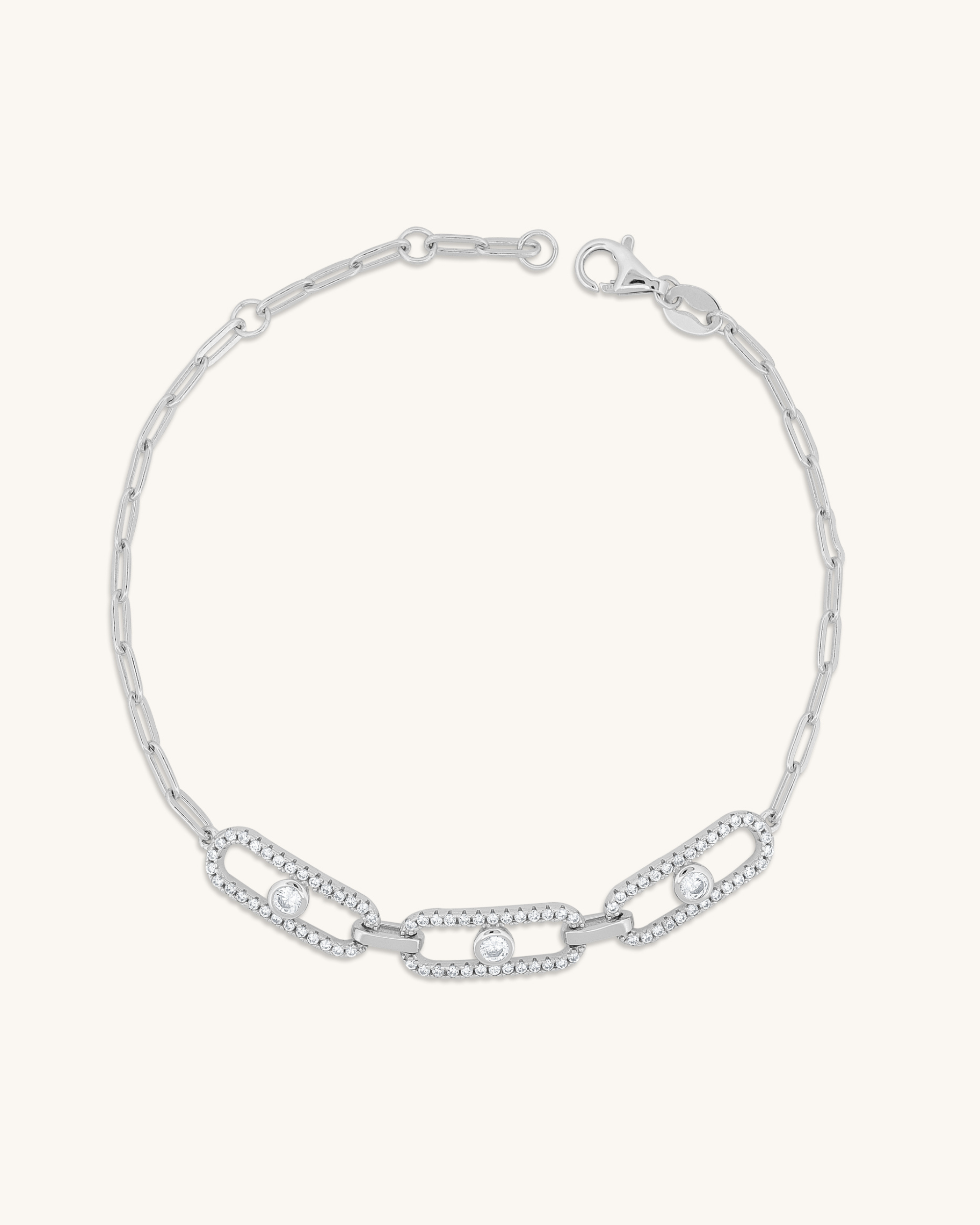 Sparkle Paperclip Bracelet