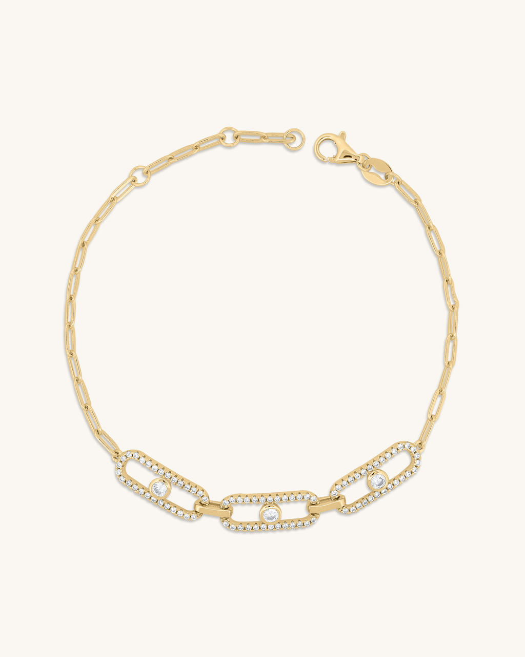 Sparkle Paperclip Bracelet