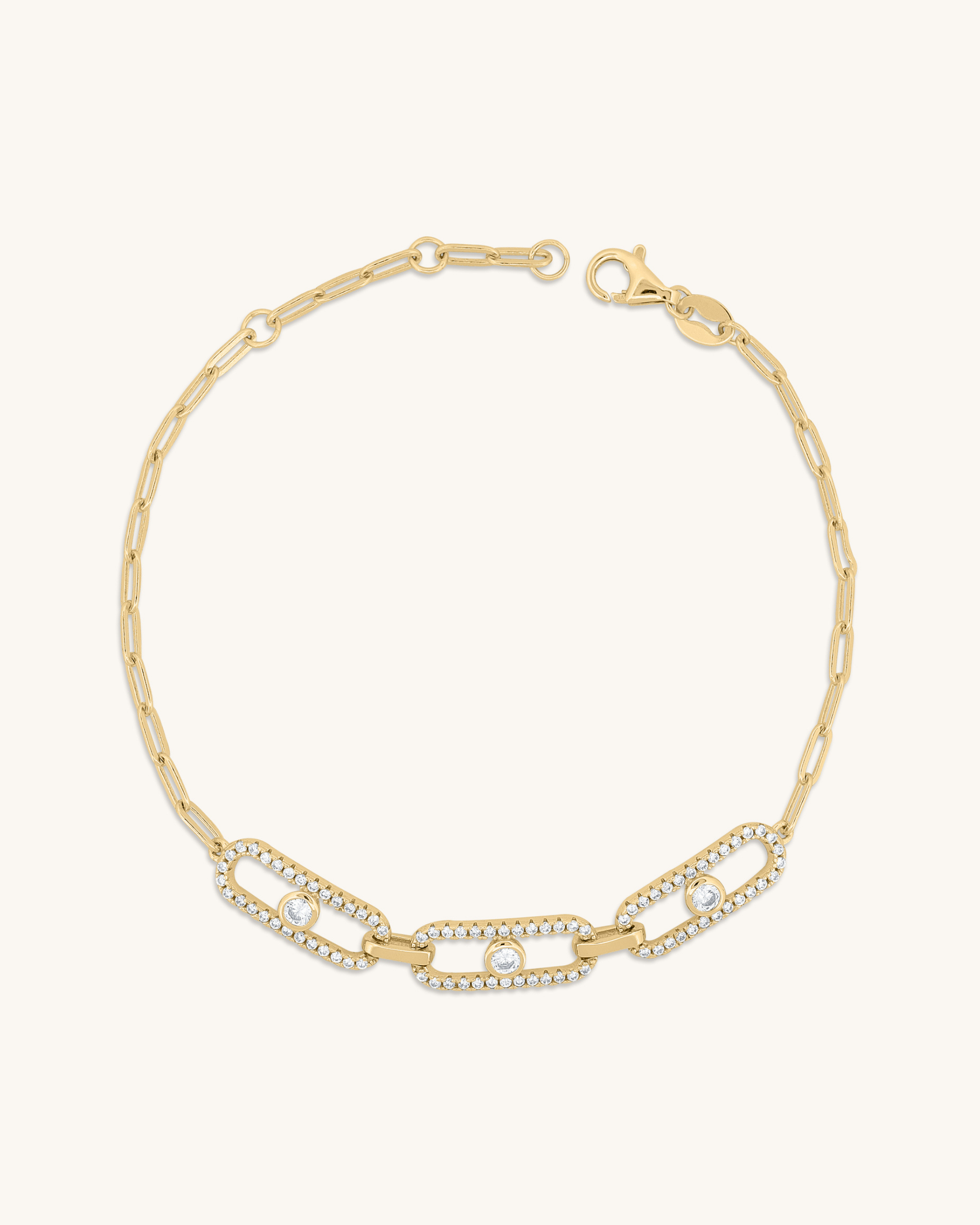 Sparkle Paperclip Bracelet