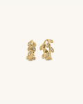 Leaf Huggie Hoops