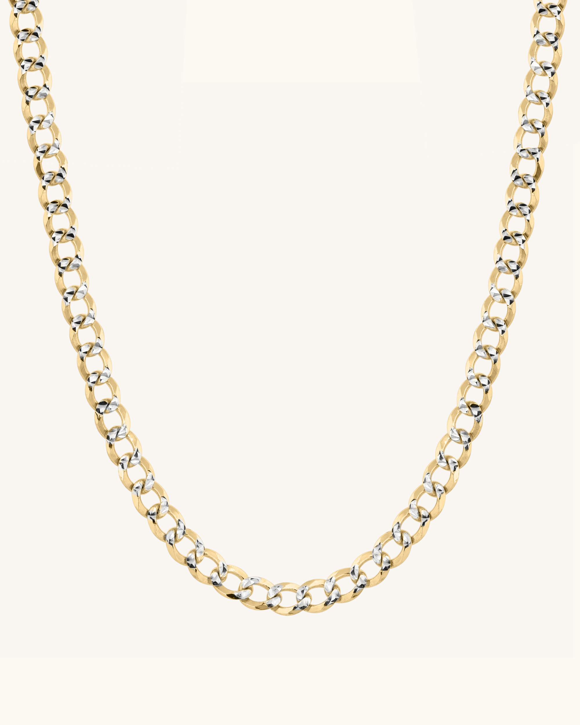 4mm Diamond Cut Cuban Chain