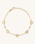 Matt Heart Bracelet