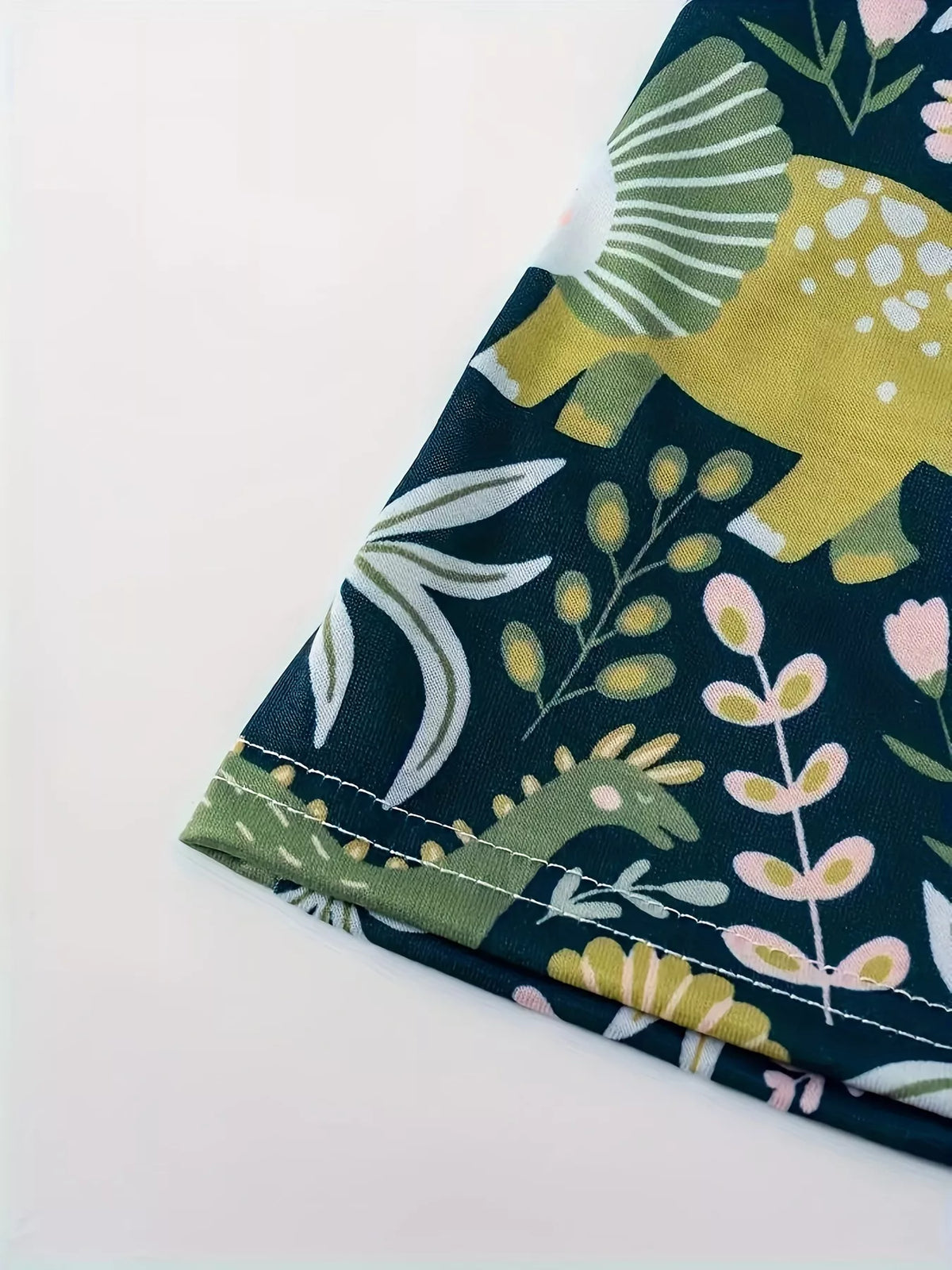 Printed Elastic Waist Skirt