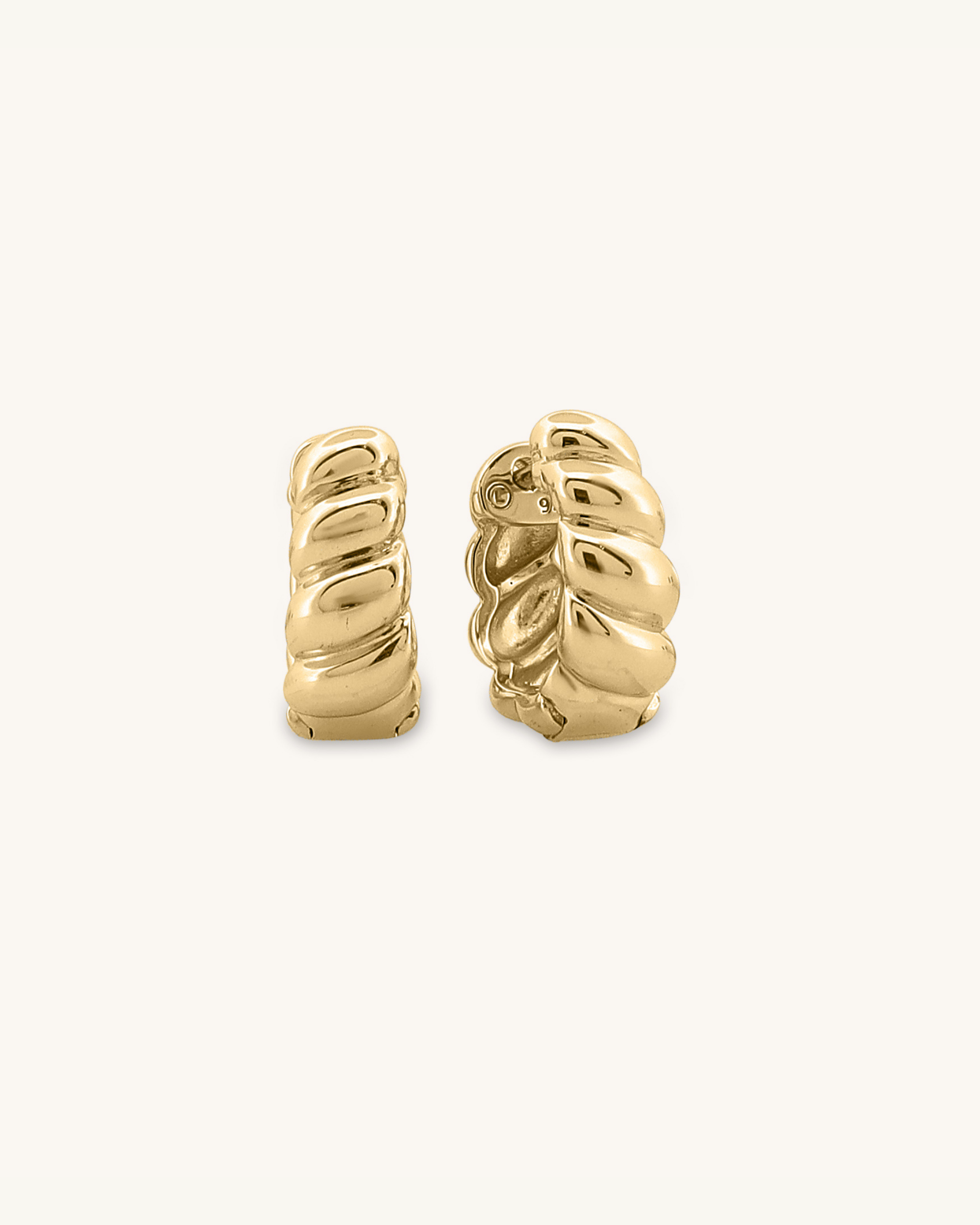 Seashell Hoops