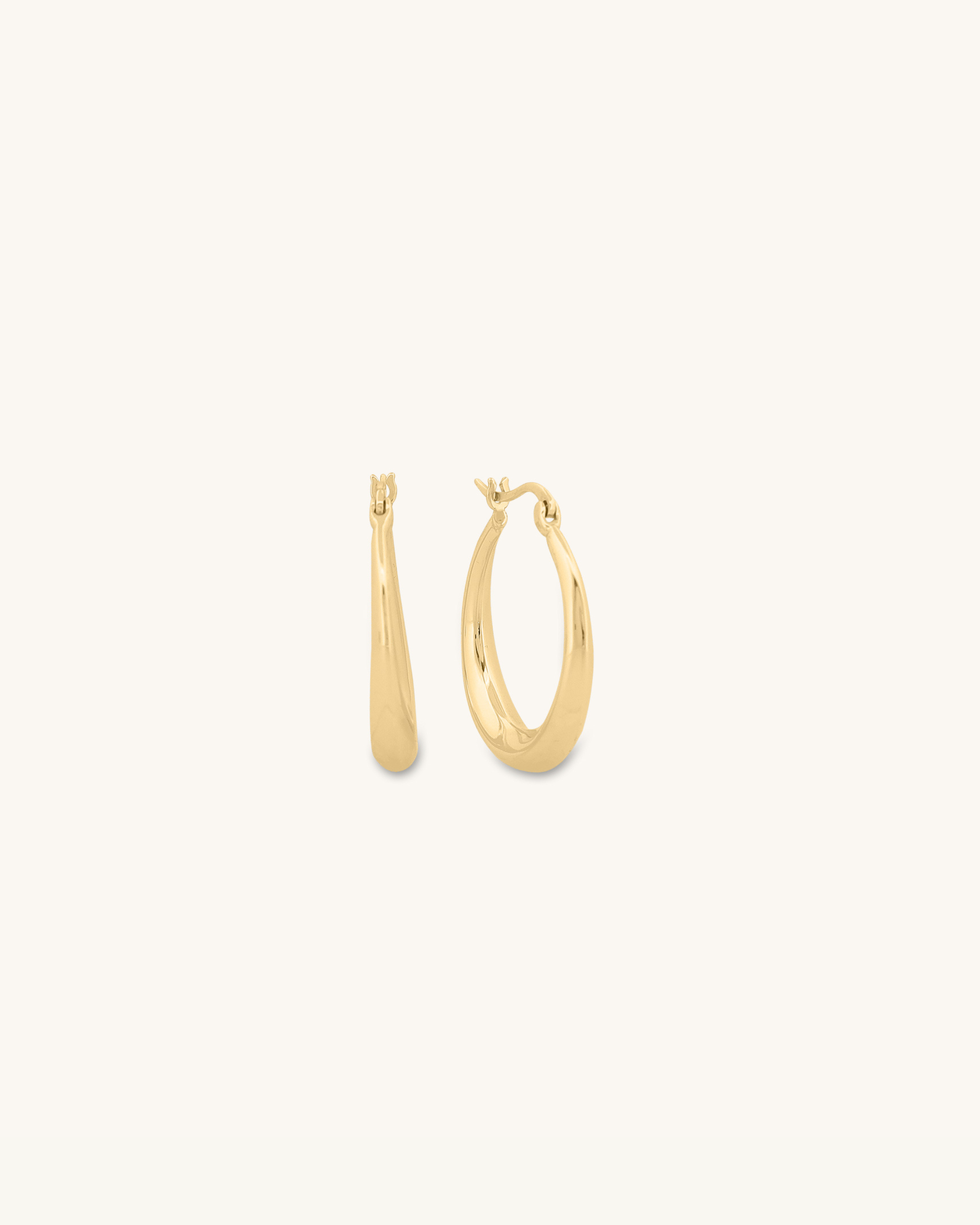 Plain Lily Hoops