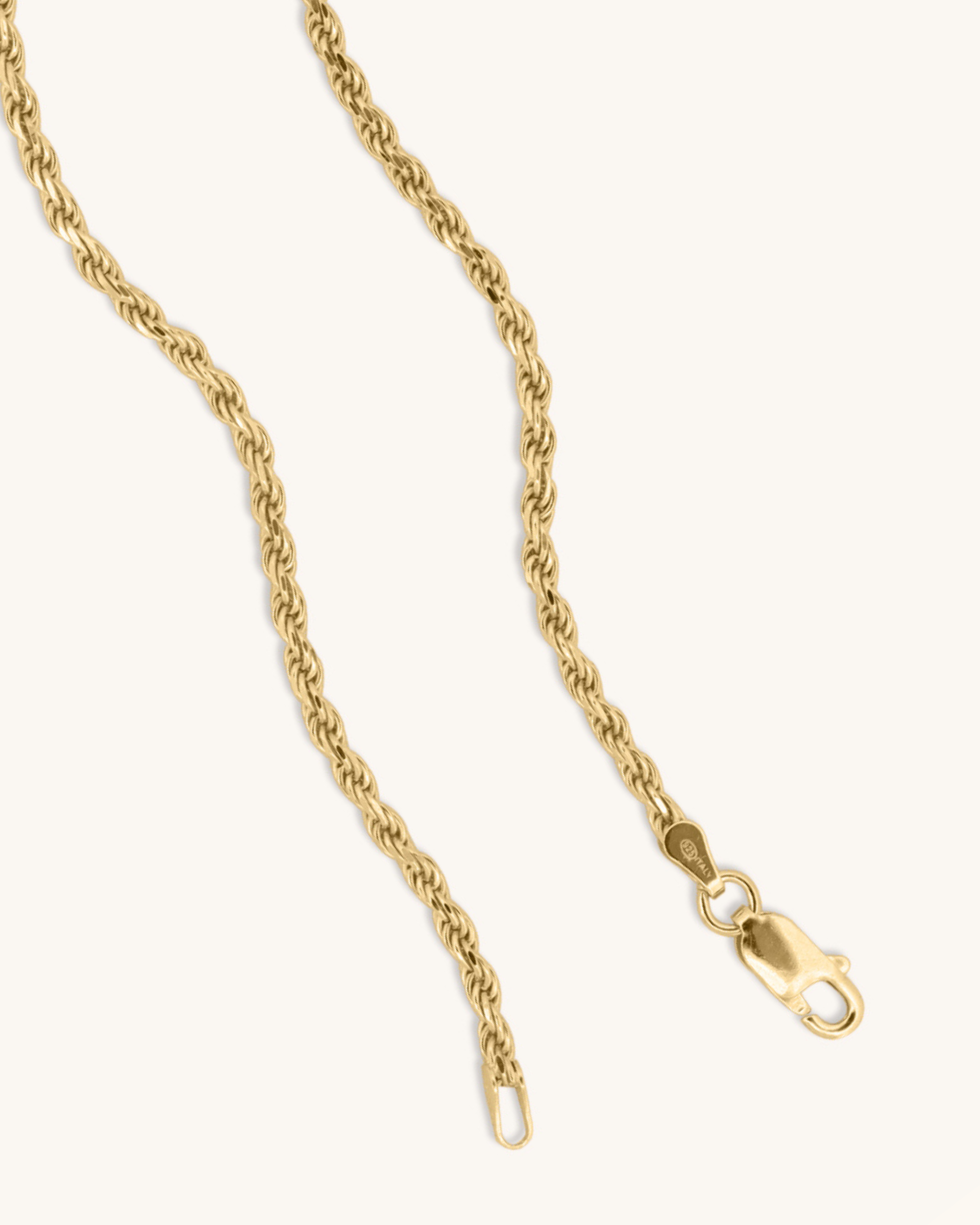 14K Gold 2mm Lite Rope Chain
