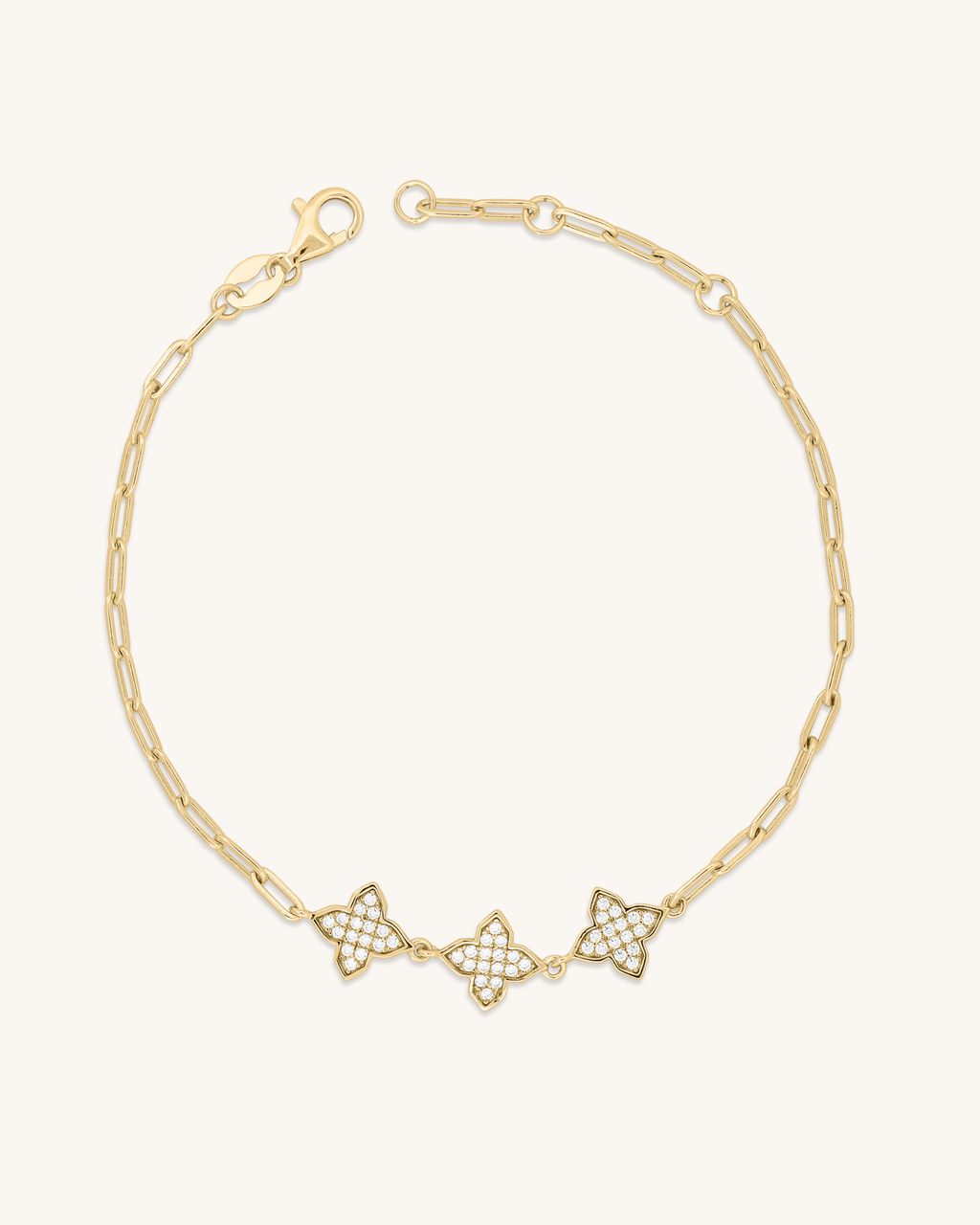 Triple Clover Bracelet
