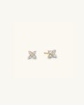 Clover Moissanite Studs