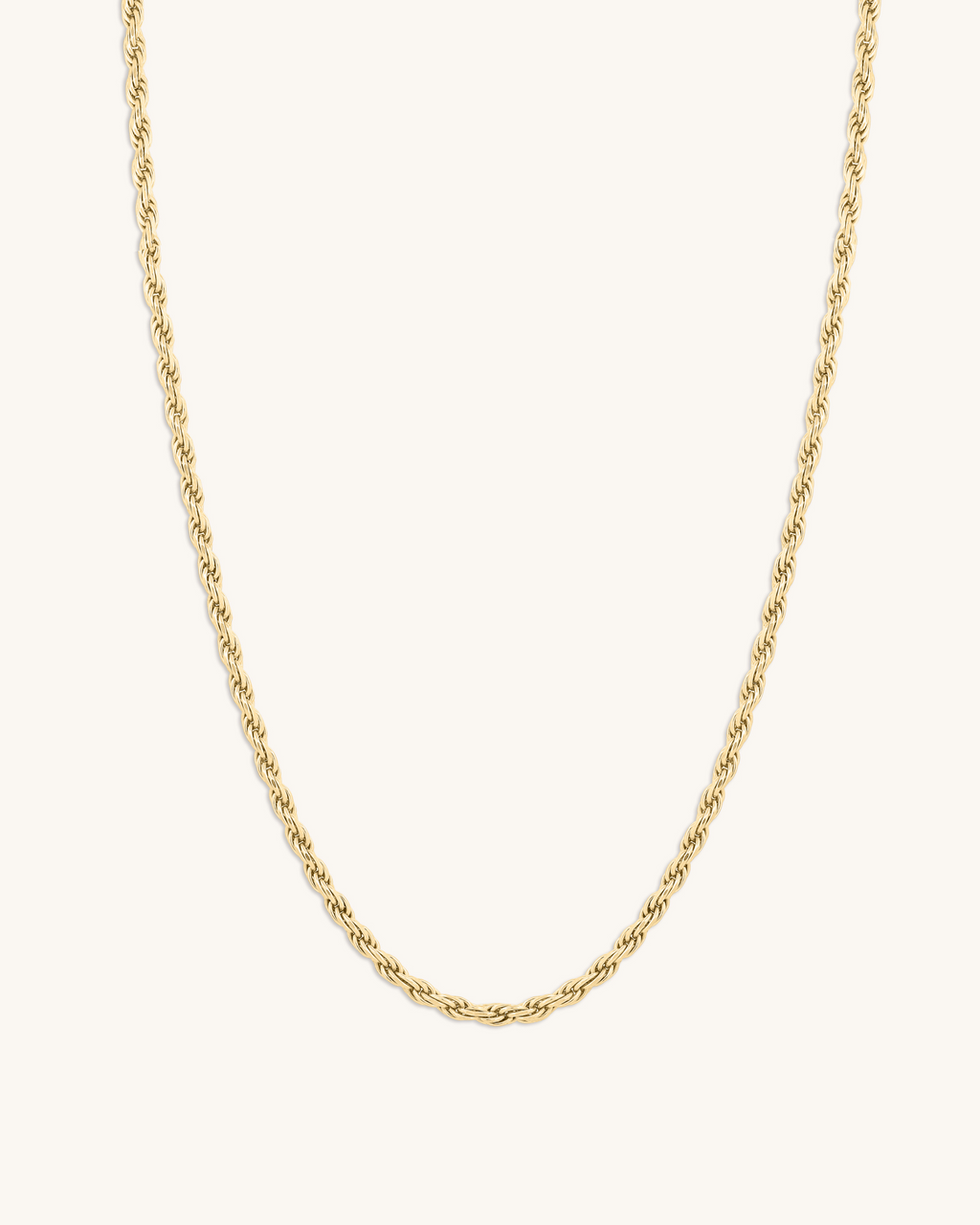 14K Gold 4mm Lite Rope Chain