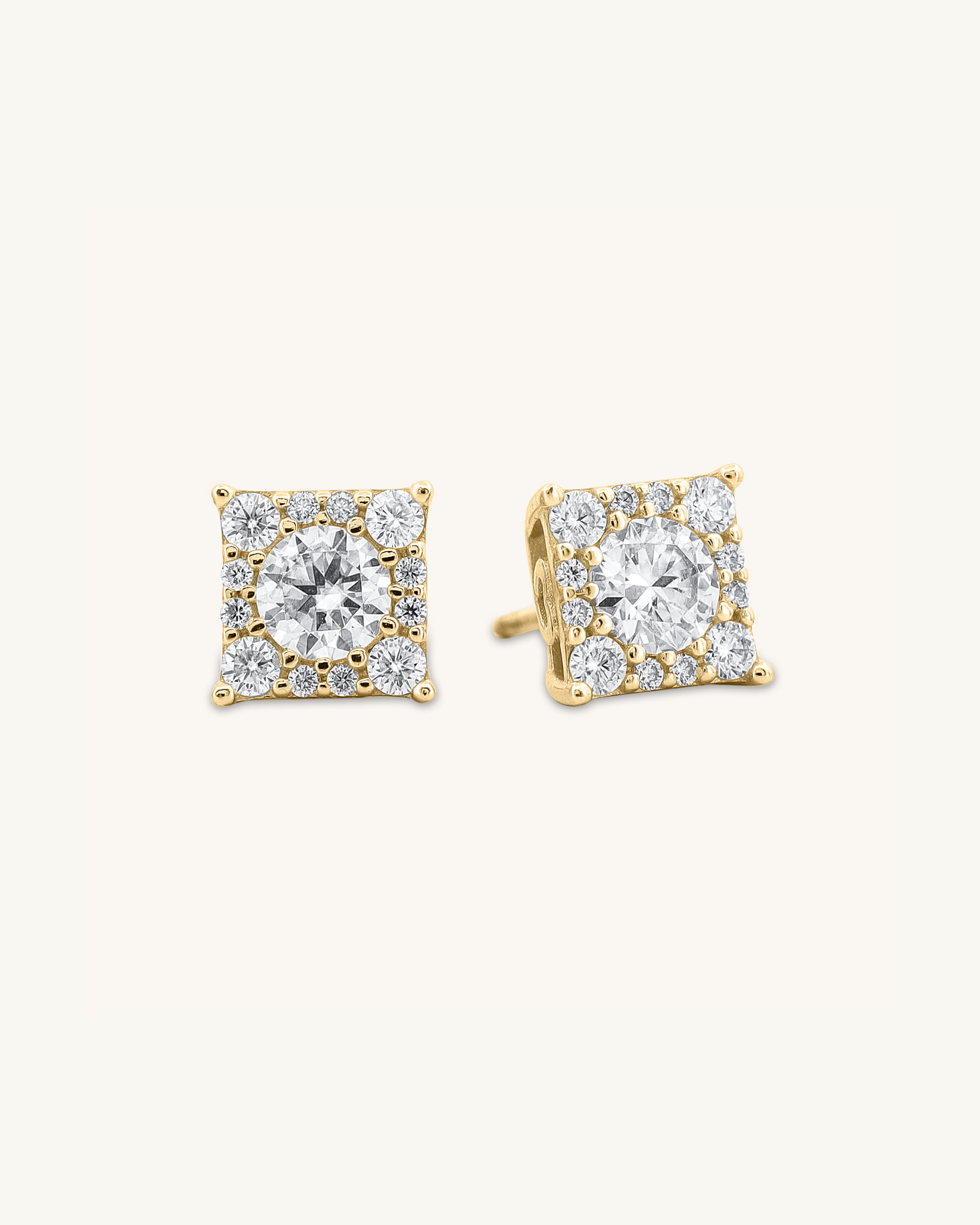 Eclat Moissanite Studs