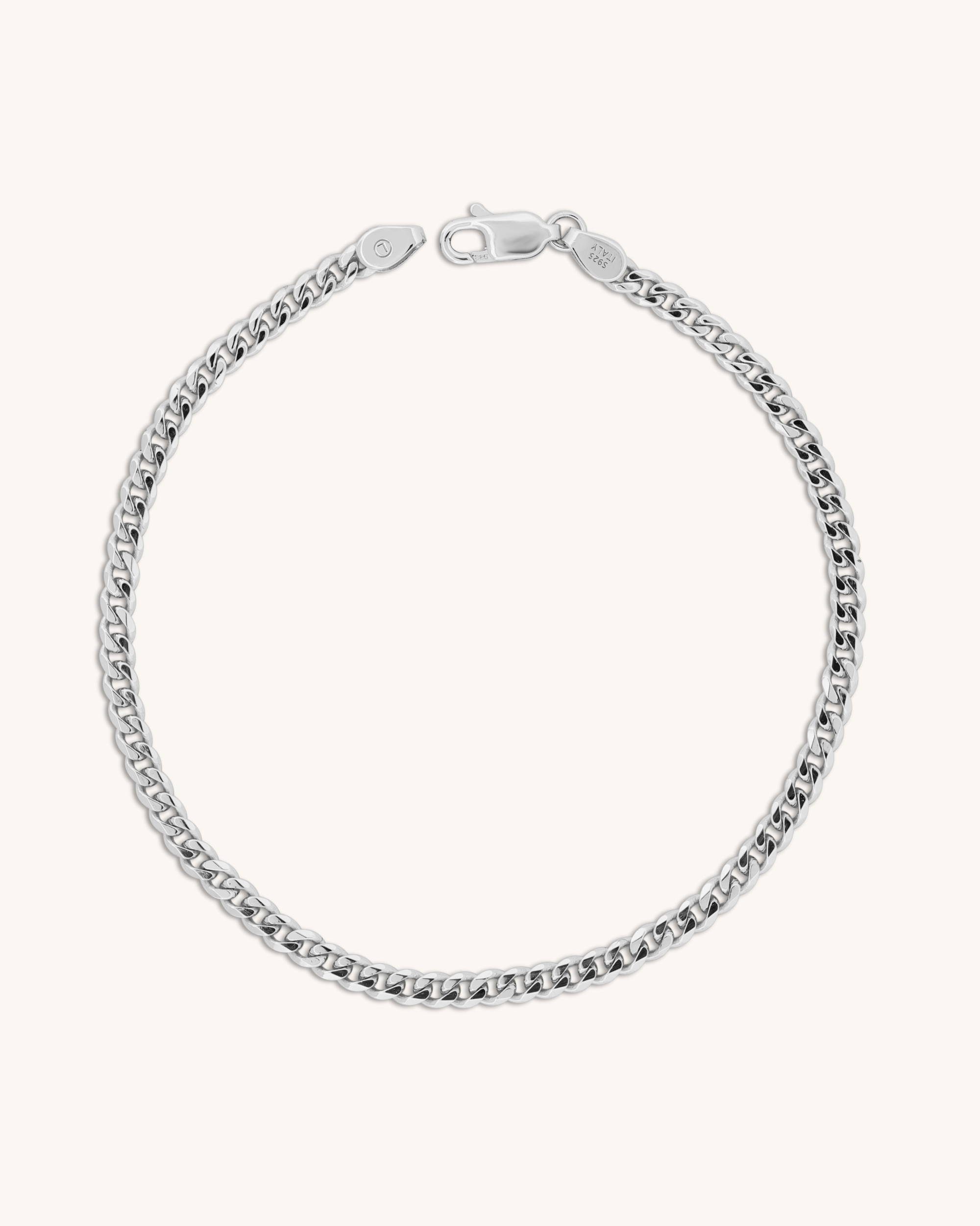 3mm Curb Chain Bracelet