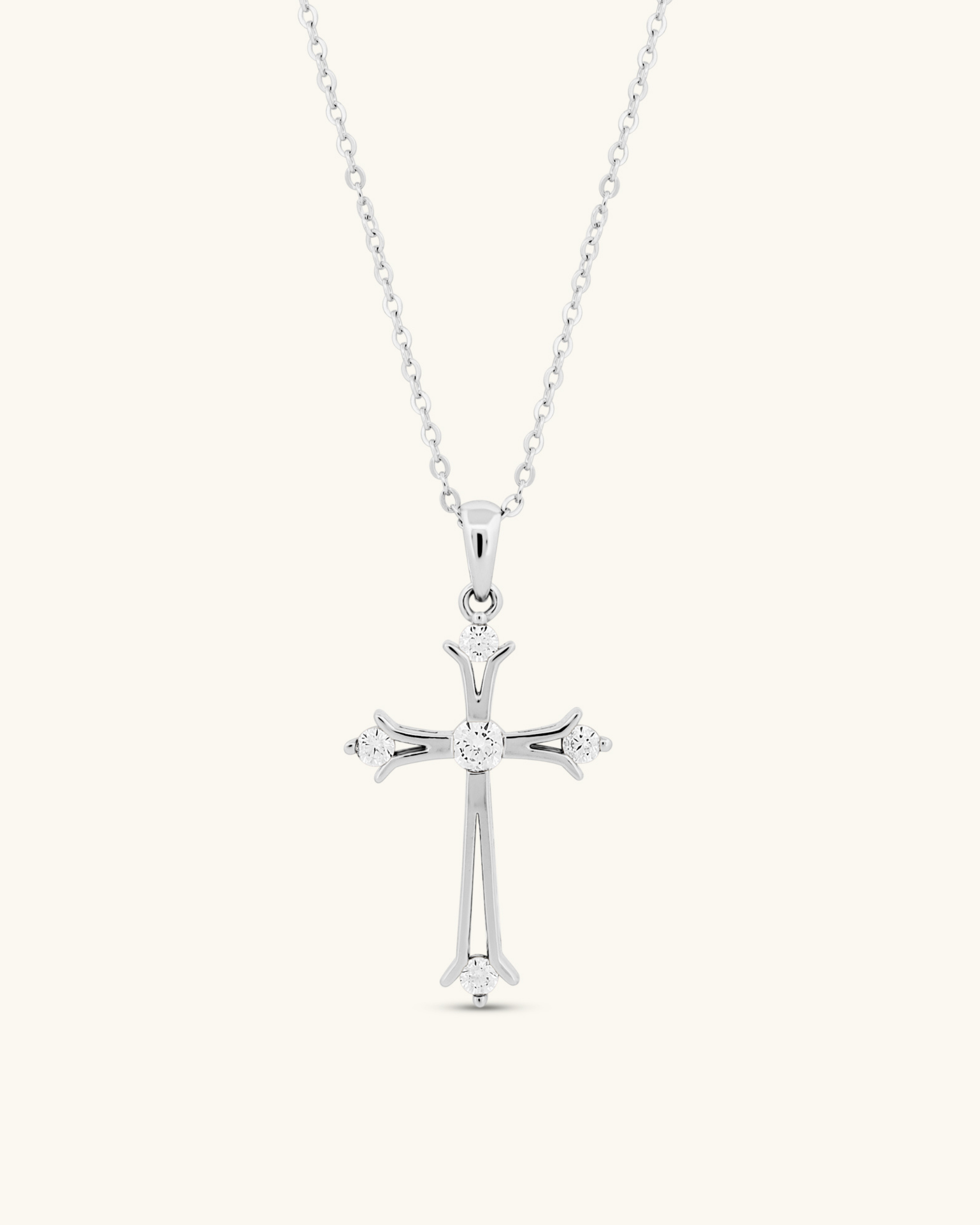 Radiant Faith Cross Necklace