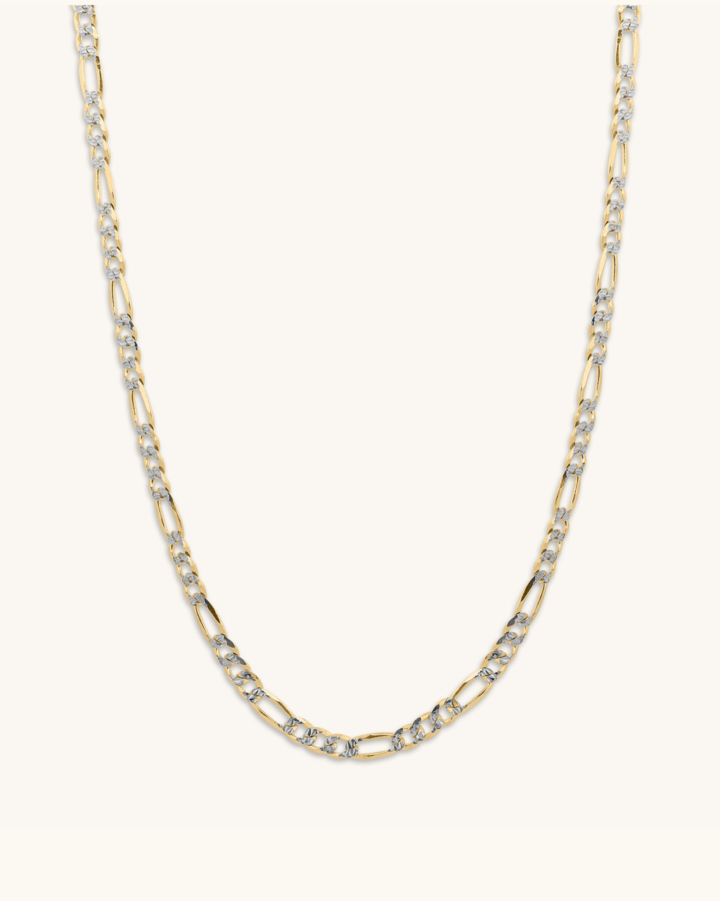 2mm Diamond Cut Figaro Chain