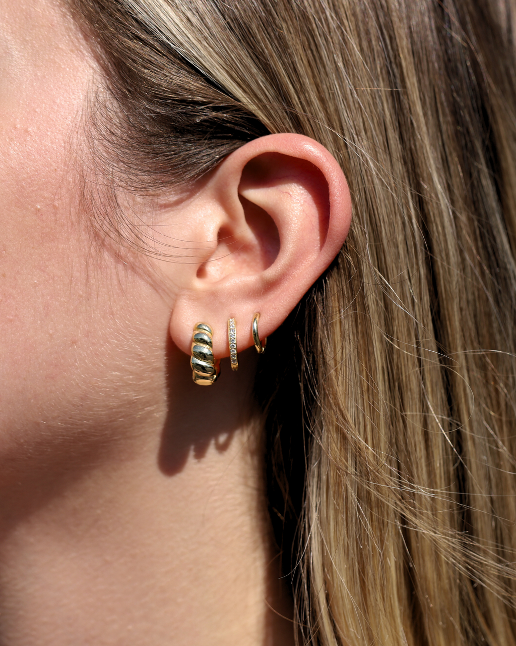 Seashell Hoops