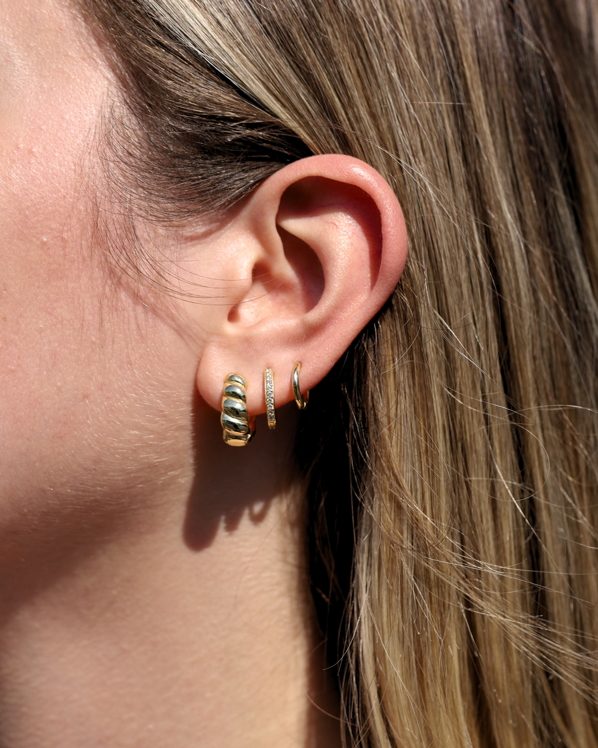 Seashell Hoops