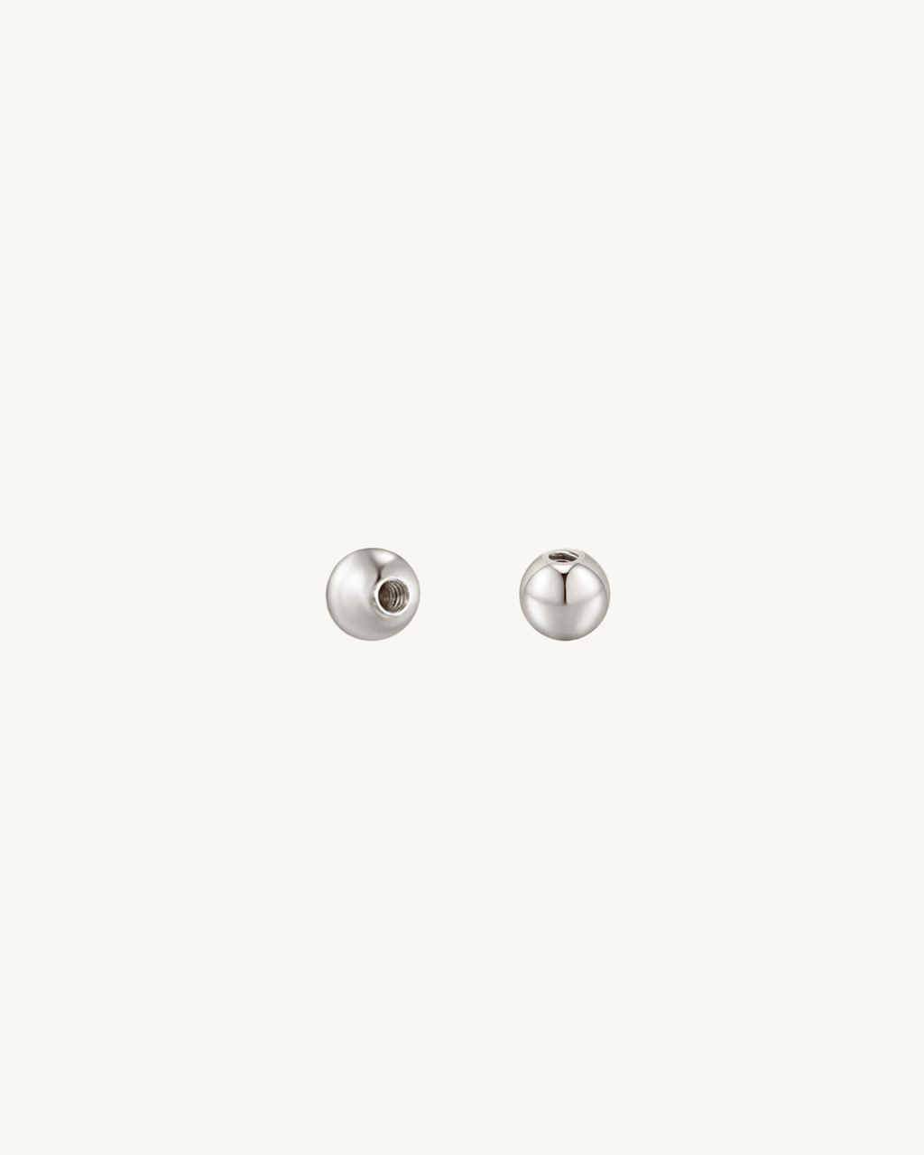 Open Heart Flat Back Studs