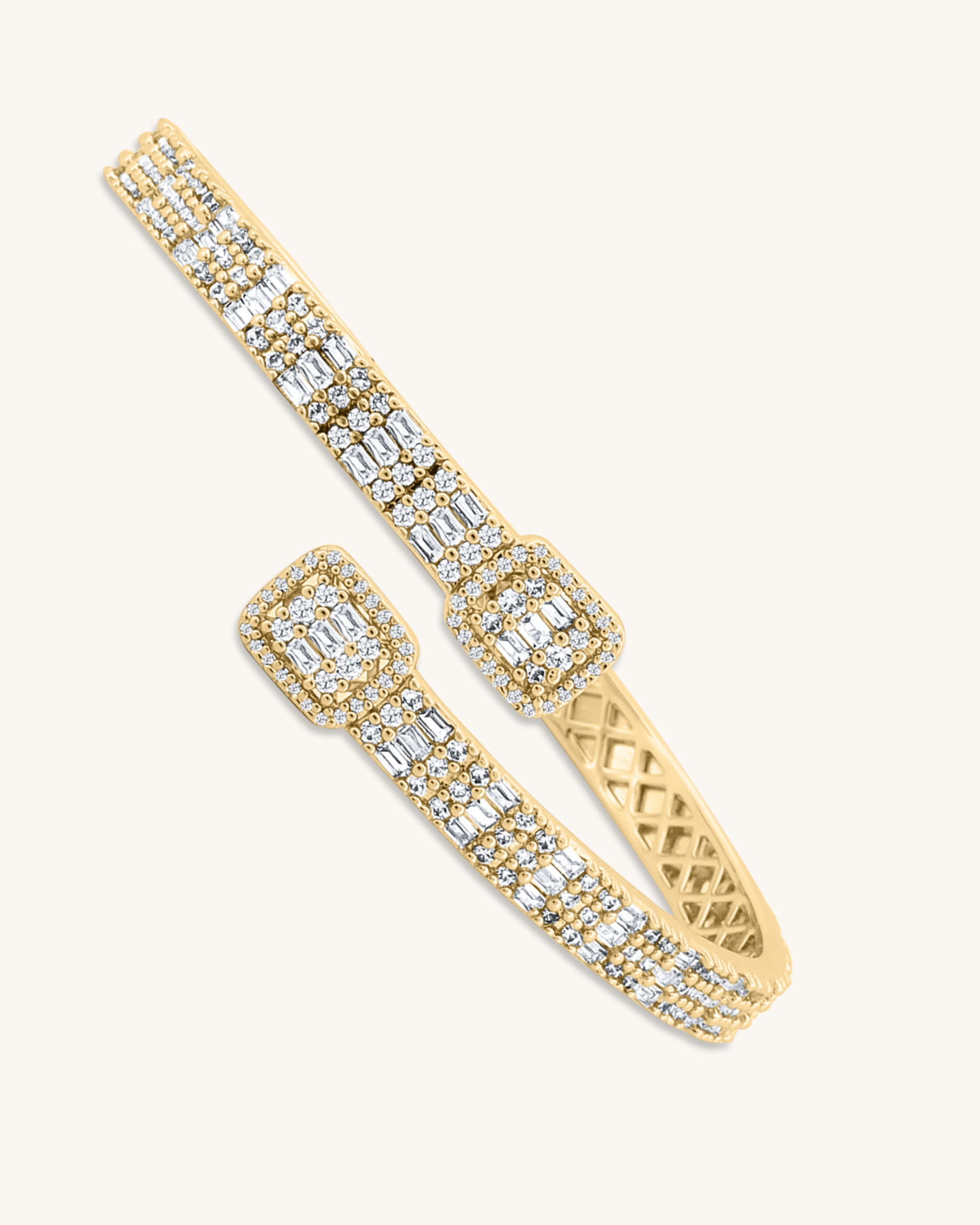 Baugette Bangle Bracelet