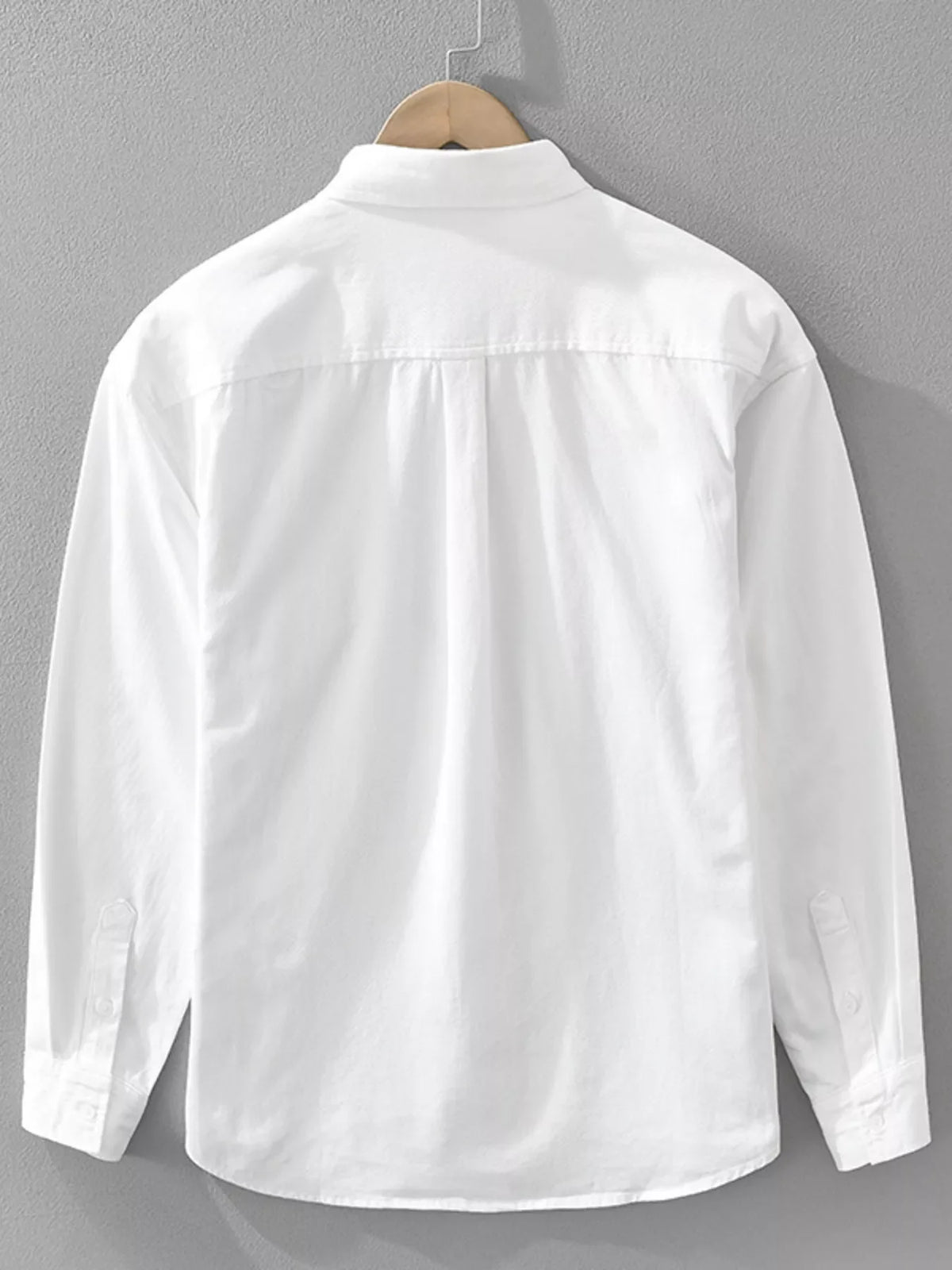 Men's Plus Size Button Up Long Sleeve Shirt