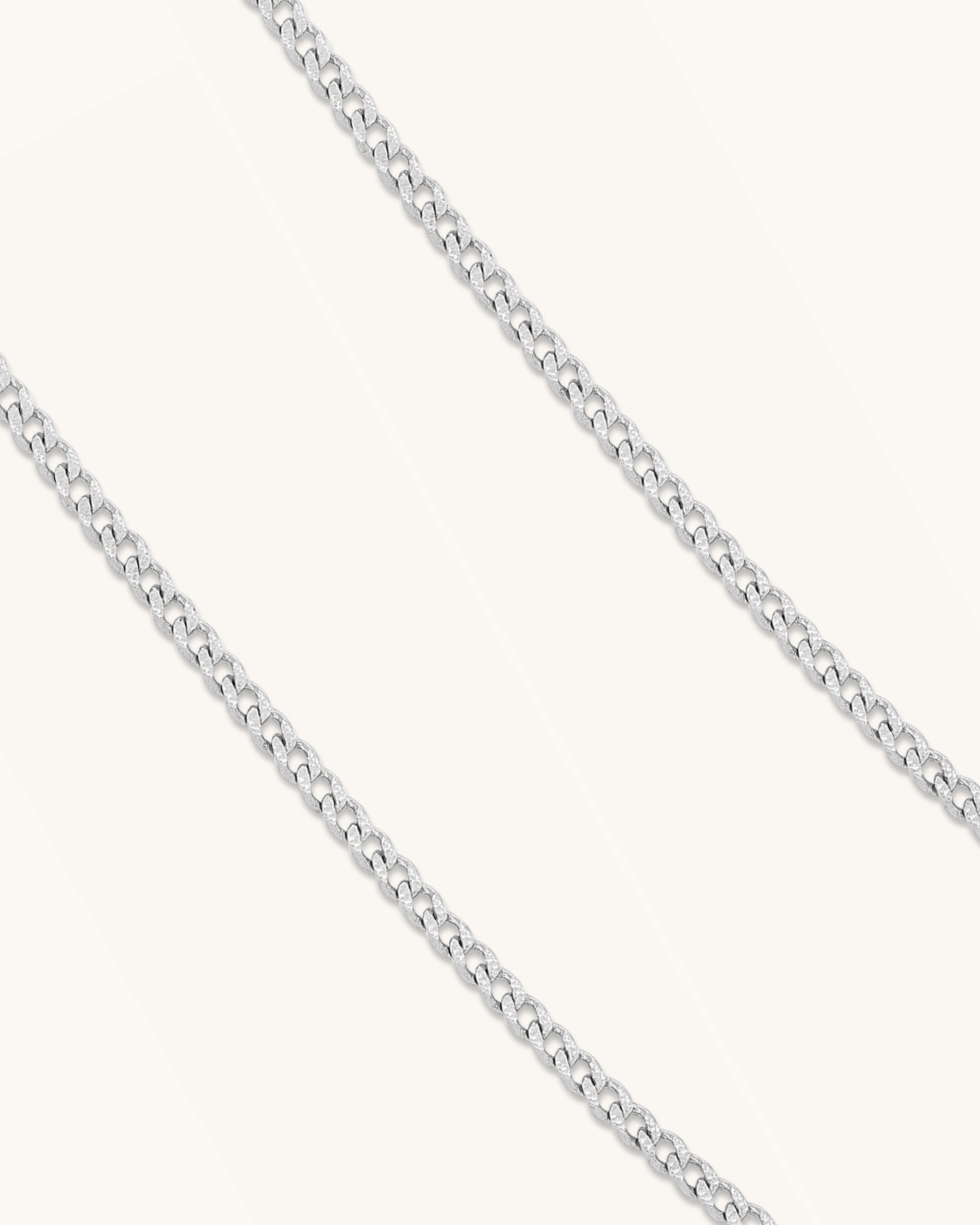 3mm Diamond Cut Cuban Chain