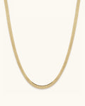 14K Gold 2.8mm Imperial Herringbone Chain