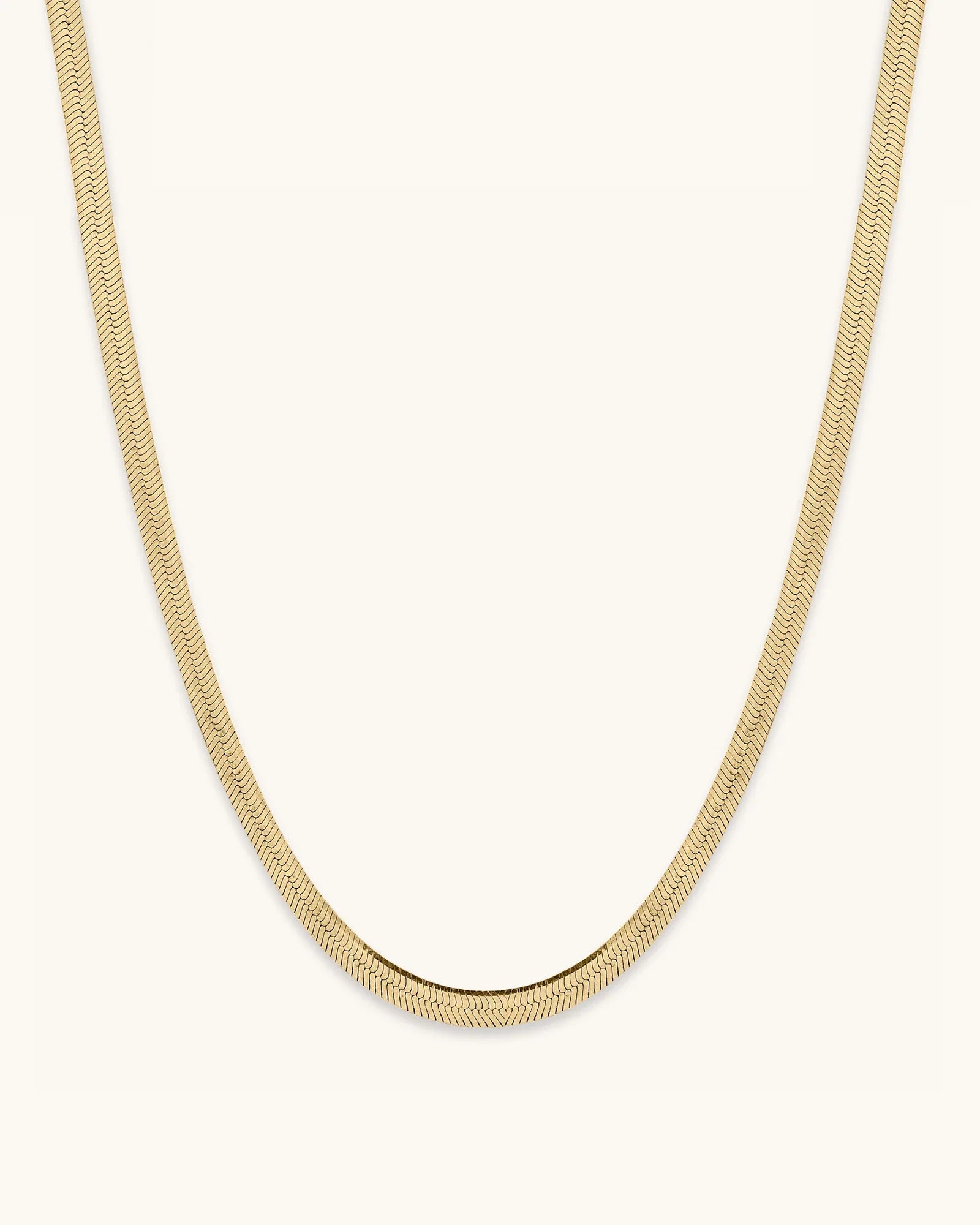 14K Gold 2.8mm Imperial Herringbone Chain